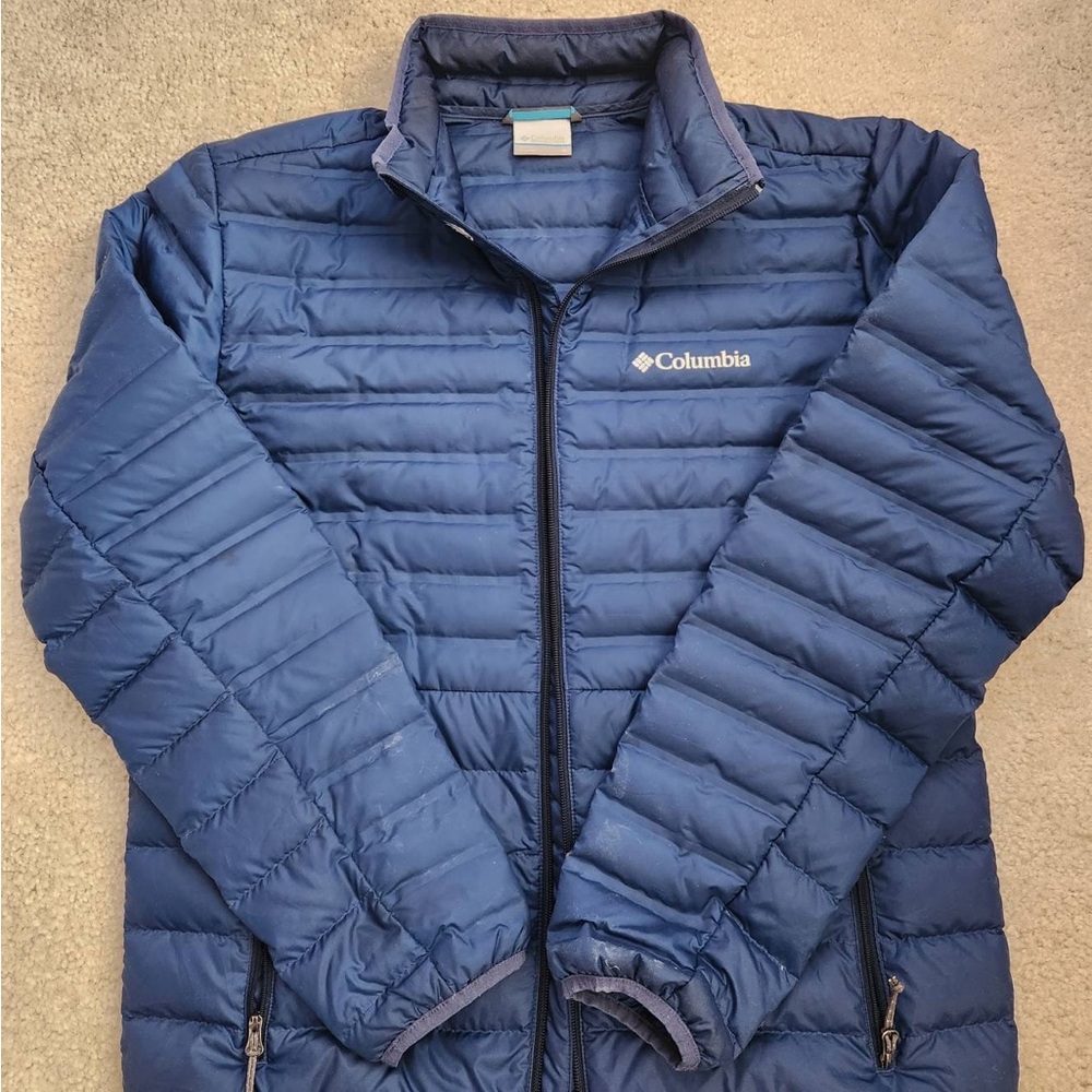 Columbia Blue Puffer Jacket